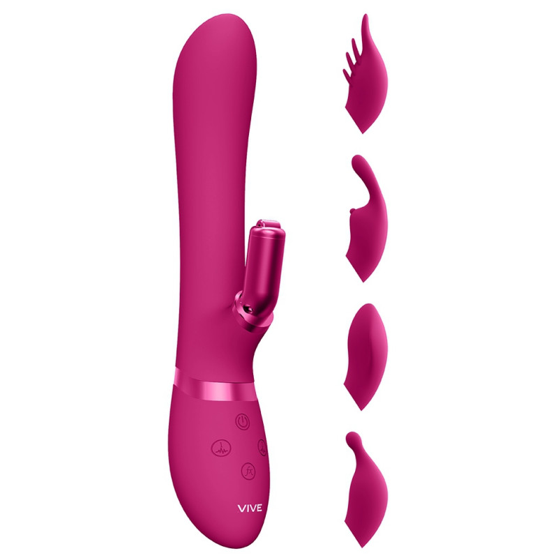 VIVE Vibro Rabbit Chou 23 x 3.5cm Rose
